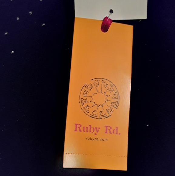 Ruby Rd black and gold sweater - Picture 4 of 7